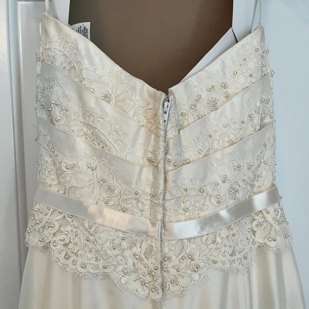 NEW/ NEVER WORN: Paloma Blanca Wedding Dress: style #CA05313 - Picture 15 of 15